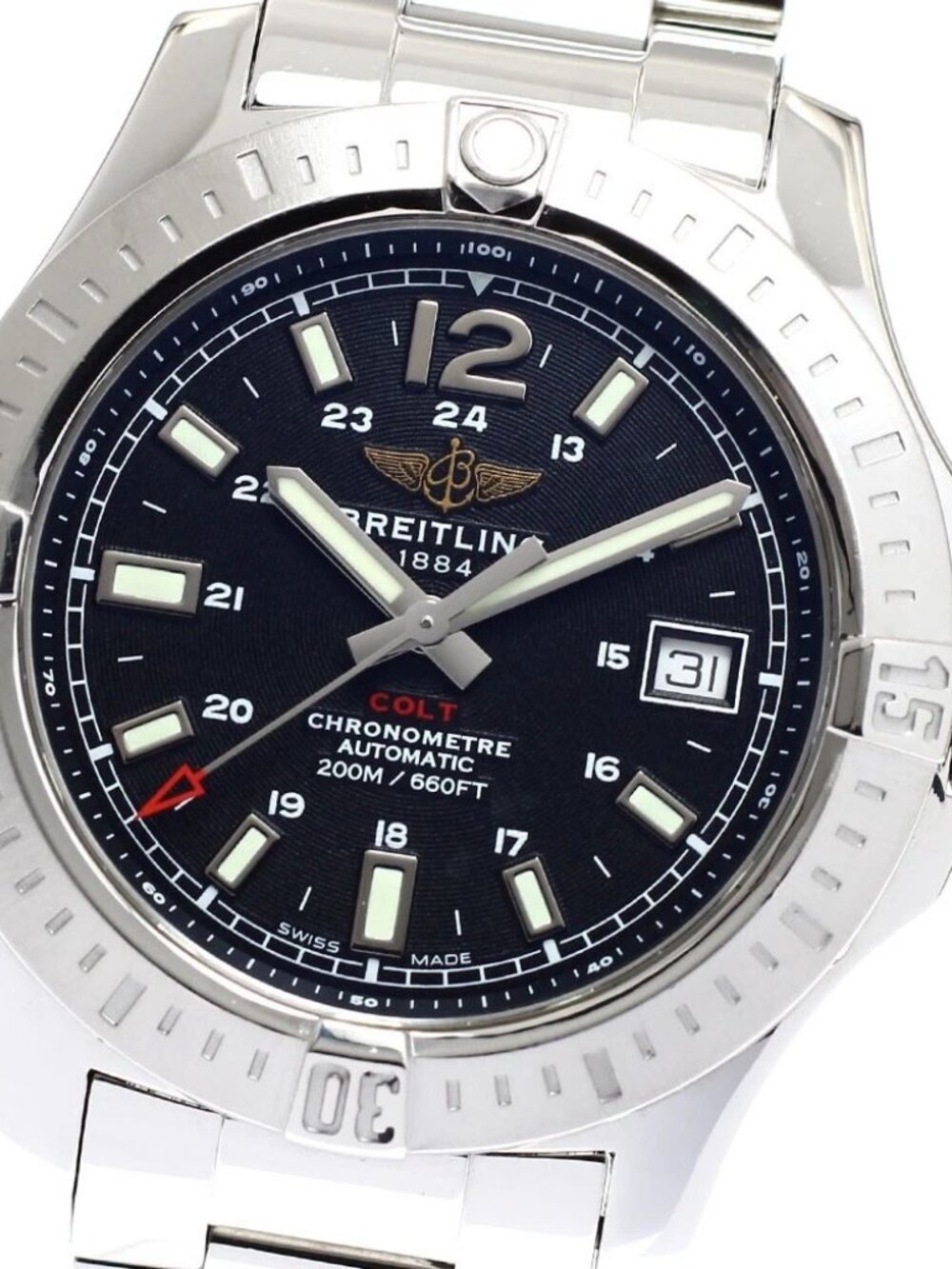 BREITLING Colt A1731311/BE90 Date chronometer Automatic Men's Watch